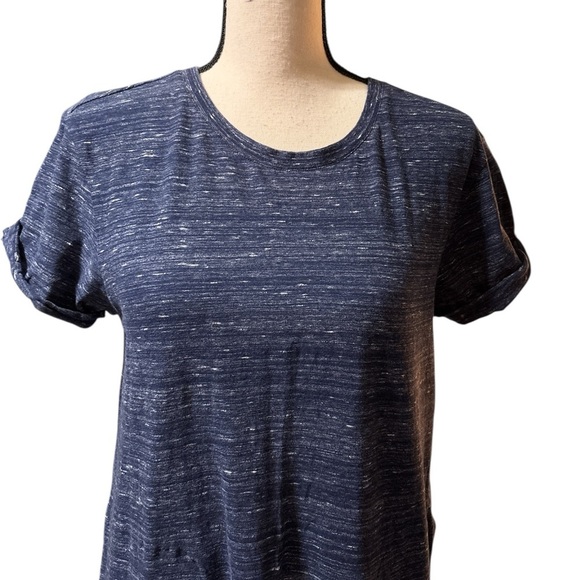 Pact The Mix Tee Dress in Heathered Navy Blue Sz. Small - NWOT - Picture 2 of 9